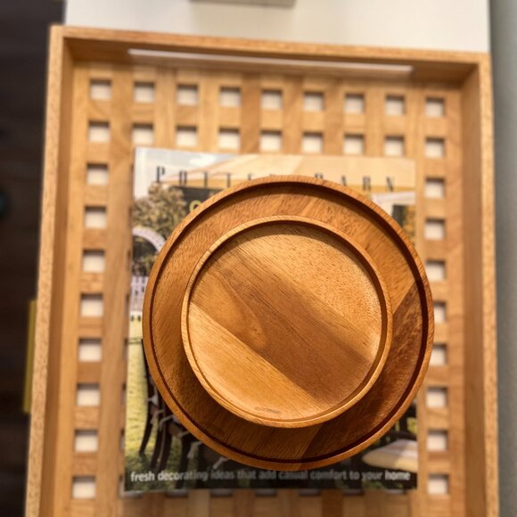 West Elm - Wood + Ceramic Tableware Set, Small and Medium - Picture 3 of 12